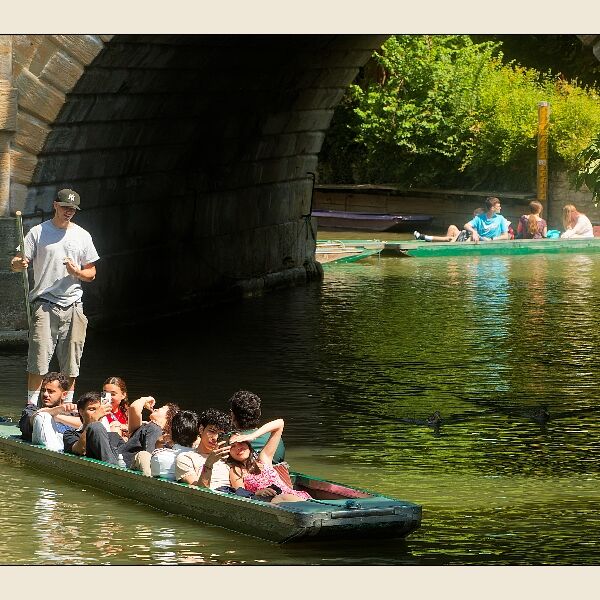 Oxford-Punting Near Magdalene