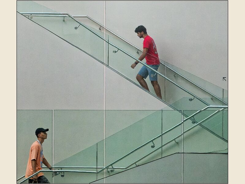 Oxford- Ashmolean Museum-Going Up