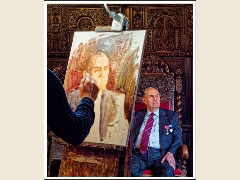 Print: MILNER WHITEMAN OBE by Steve Pickering - Highly Commended