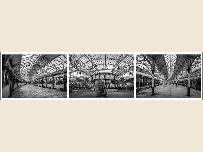 Print - Geoff Mallin Wemyss Bay Train and Fairy Terminal - First