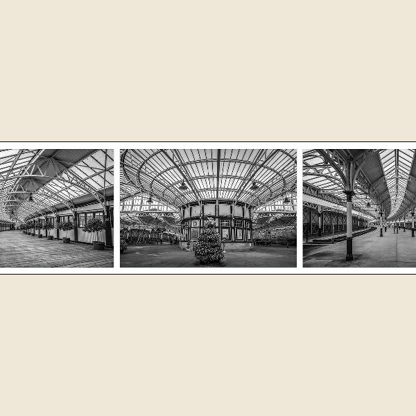 Print - Geoff Mallin Wemyss Bay Train and Fairy Terminal - First