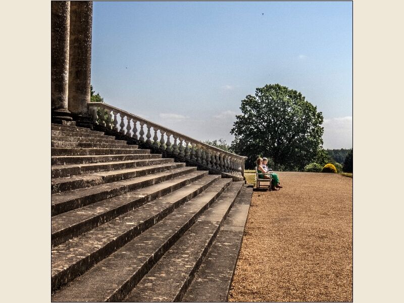 Print: At the End of the Steps by Bruce Gibbs-Highly Commended