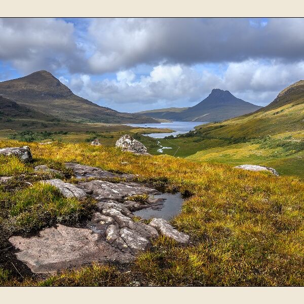 Print: View towards Stac Polly by Geoff Mallin - Second