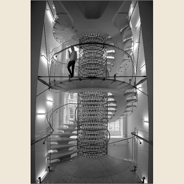 Print: Miles Staircase in Somerset House by Kim Pickup-Second