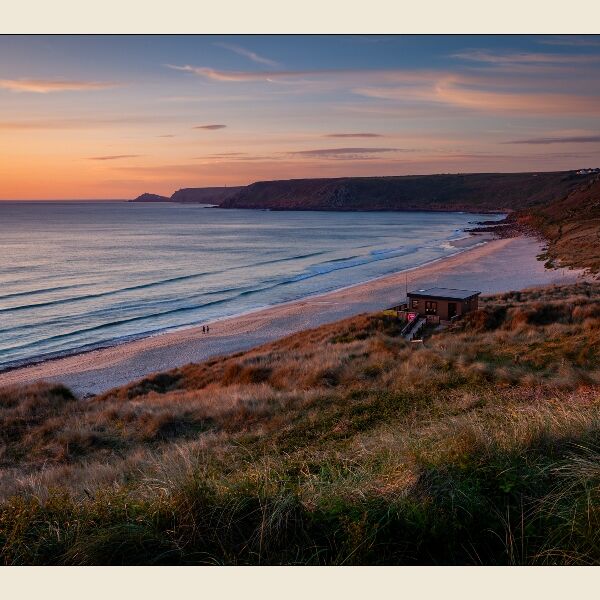 Print: Last Light at Whitesands Bay by Peter Phillips - Highly Commended