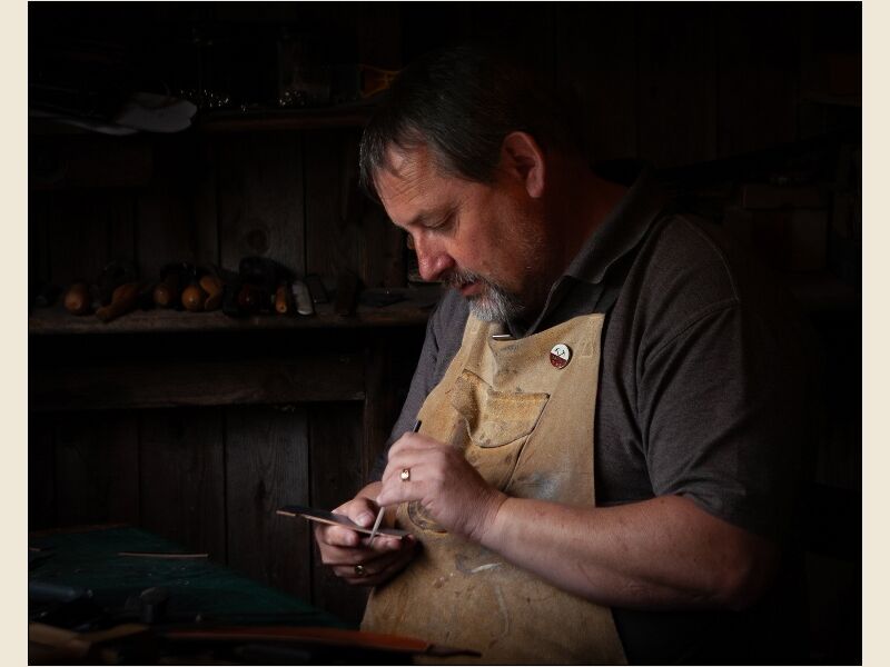 Print: The Cobbler by Peter Phillips - Second