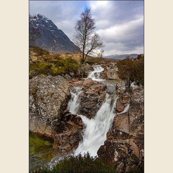 Prints: Etive Falls by Geoff Mallin Second