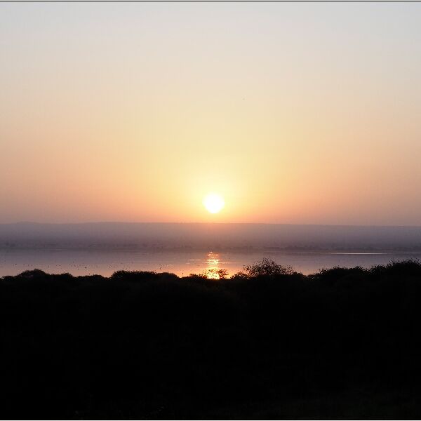 Sunset over the Serengity