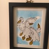 DUCK! - ORIGINAL FRAMED WATERCOLOUR