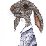 DRESSED HARE h3107