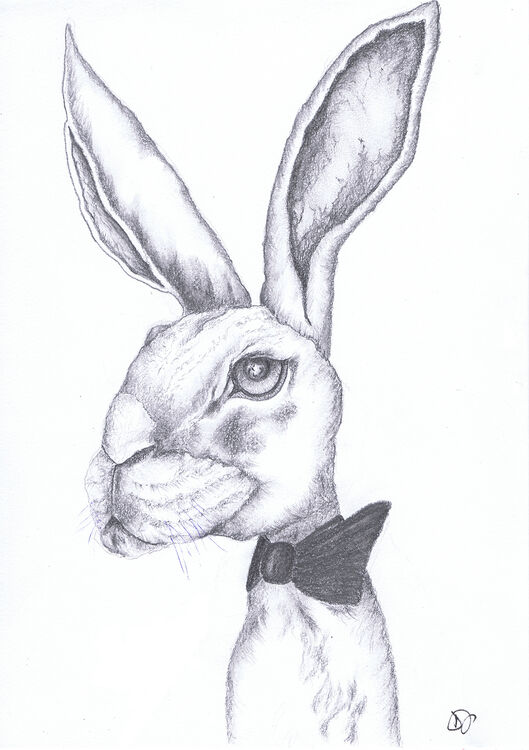 HARE with BOW TIE