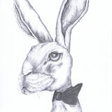 HARE with BOW TIE