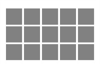 15 Box Horizontal Design - £110