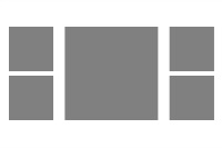 5 Box Horizontal Design - £50