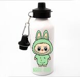 600ml Green Labubu with Sports Top