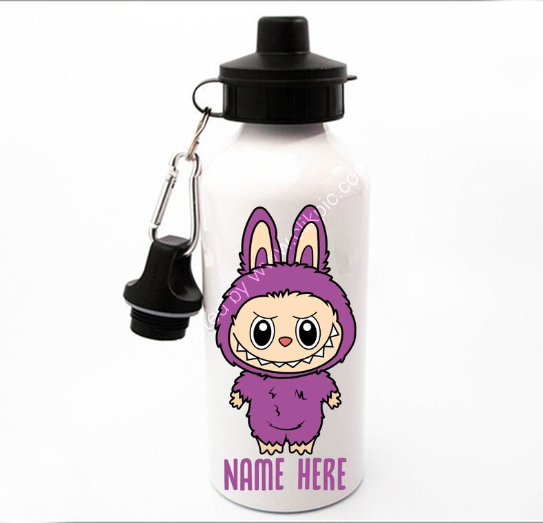 600ml Purple Labubu with Sports Top