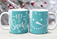 Let It Snow Christmas Mug