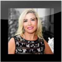 Glass Coaster (Black Edge)