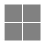 4 Box Square Design - £40