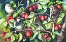 'Family Tree' watercolour, unframed dimensions 13"x20"