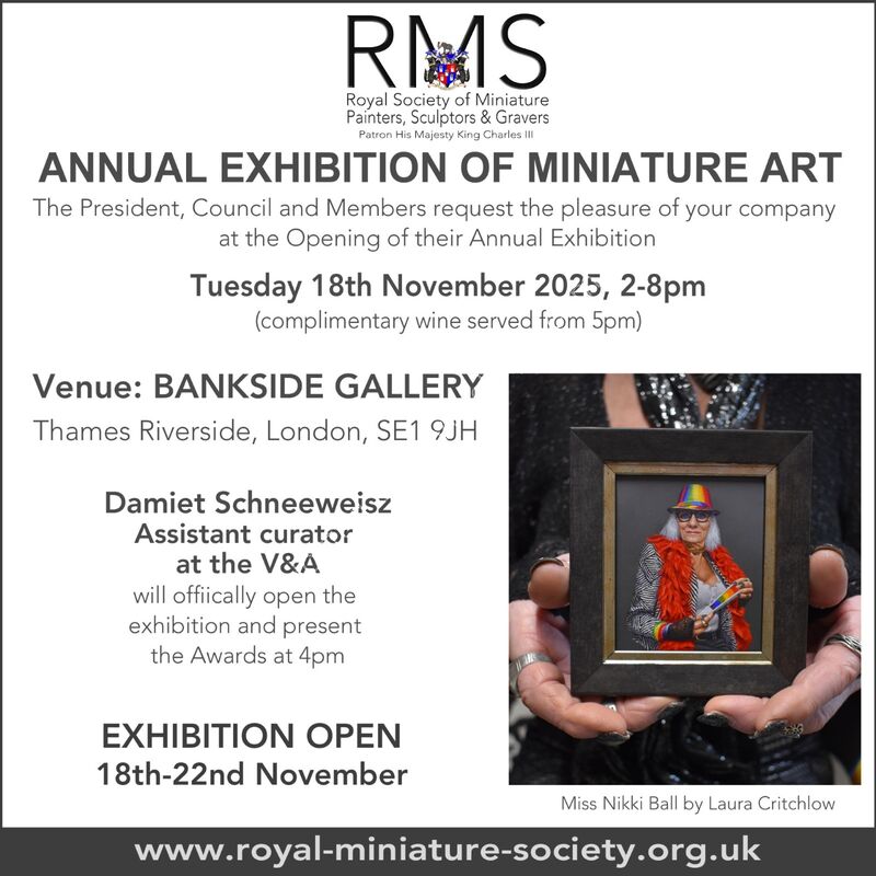 The Royal Society of Miniature Painters Sculptors and Gravers 2025 exhibition