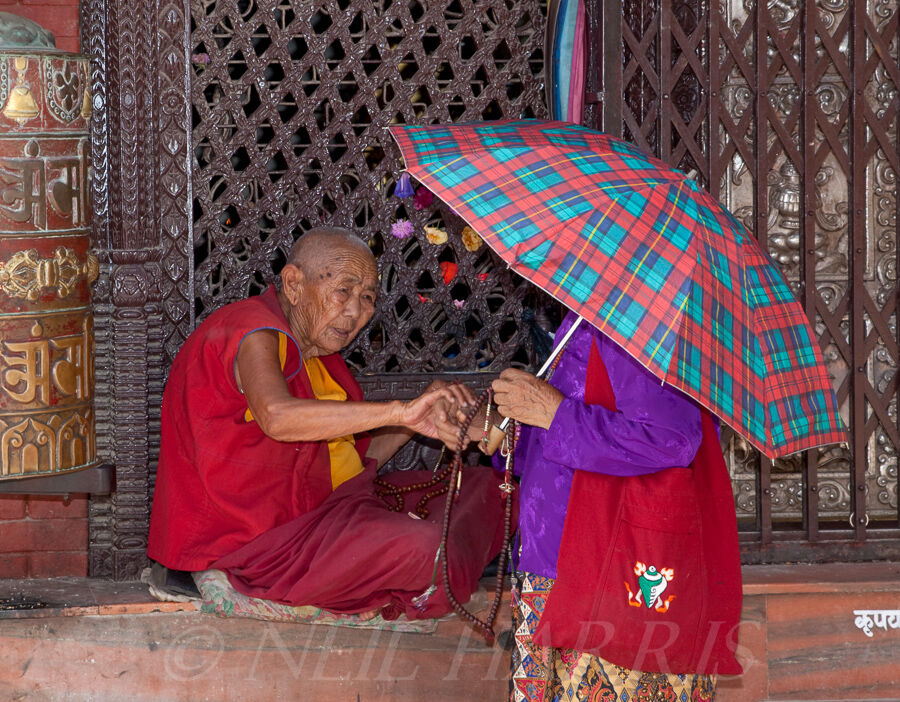 Nepal - Old nun