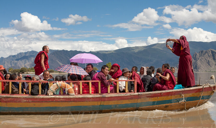 Ferry across the Tsangpo