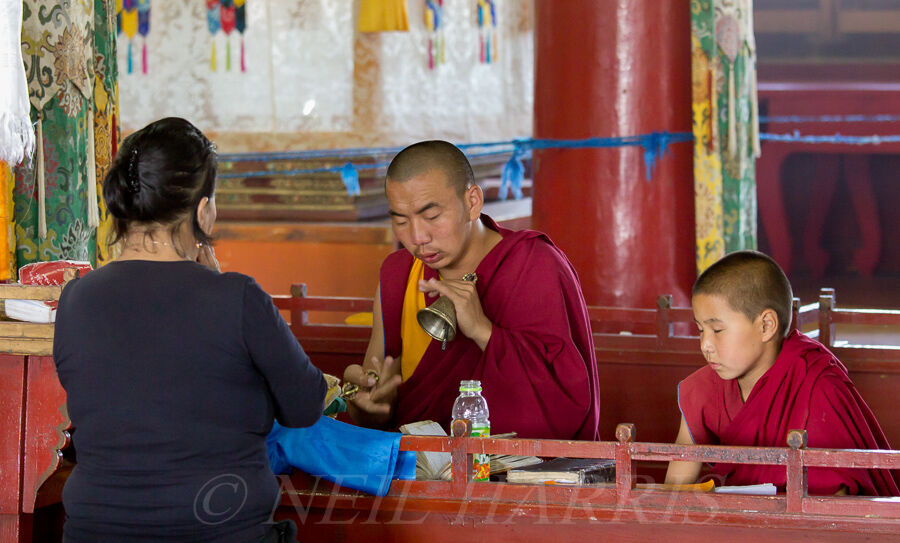 Mongolia - Monastery prayers
