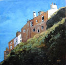 Houses above Staithes Beck