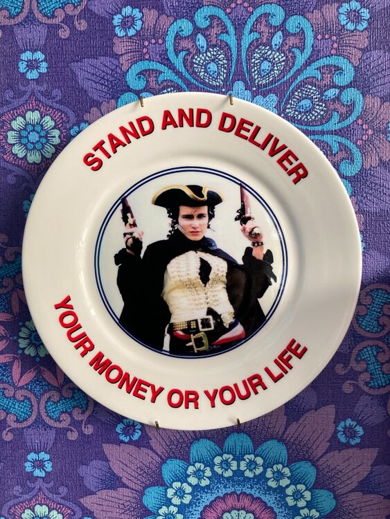 Adam and The Ants Pop Plate
