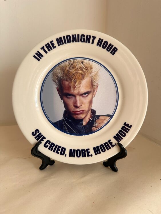 Billy Idol Pop Plate