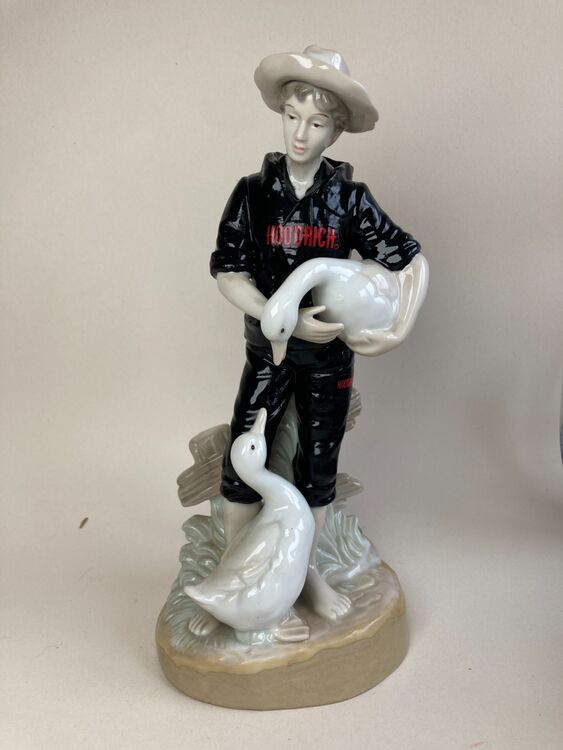 Boy in A Hoodrich Hoodie With Geese