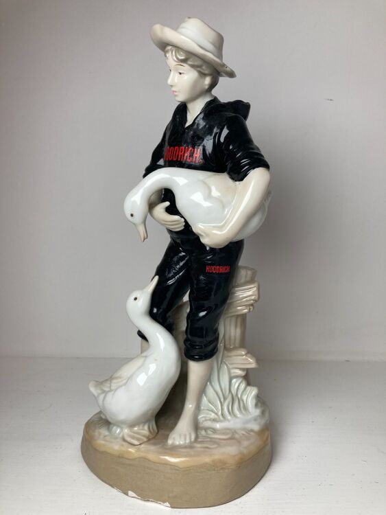 Boy in A Hoodrich Hoodie With Geese