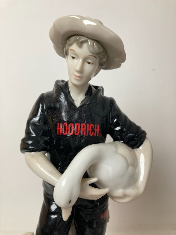 Boy in A Hoodrich Hoodie With Geese