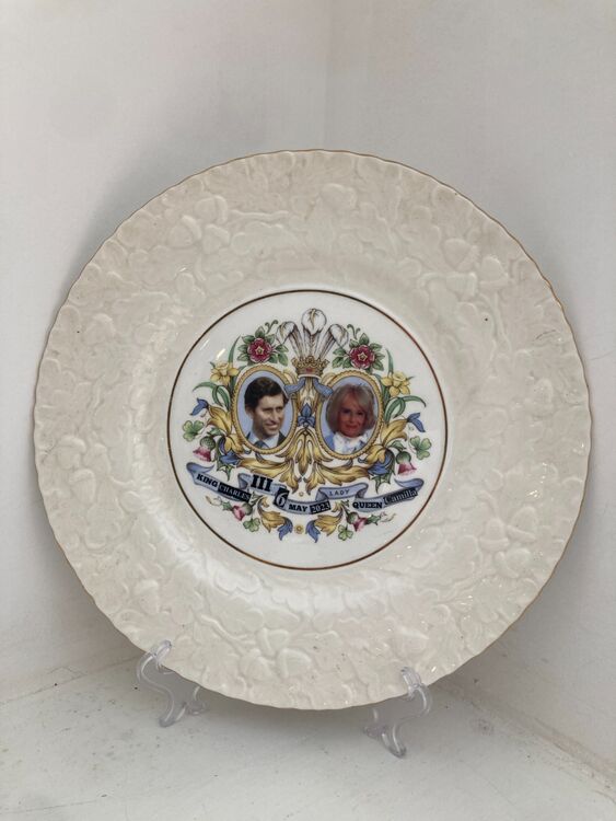Charles & Camilla wedding plate