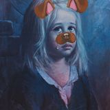 Crying Child With Snapchat Filter