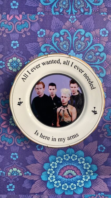 Depeche Mode Pop Plate