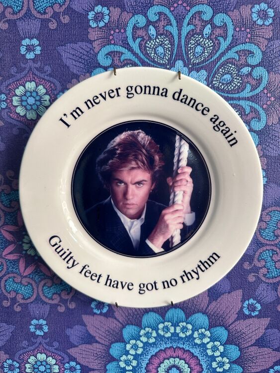 George Michael Pop Plate