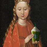 Green Queen art print