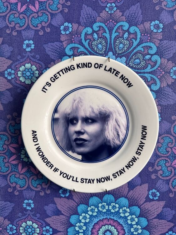 Hazel O' connor pop plate