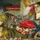 I Love You More Than Chocolate A3 print