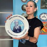 Count Binface china plate
