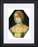 Masked Lady BLACK FRAME