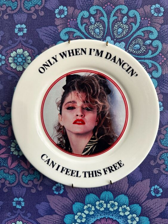 Madonna Pop Plate