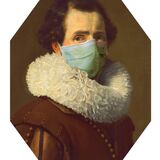 The Masked Man mini print