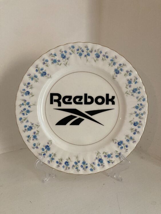 Vintage Reebok china plate