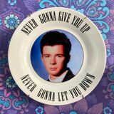 Rick Astley Pop Plate