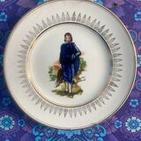The Blue Boy hand finished plate