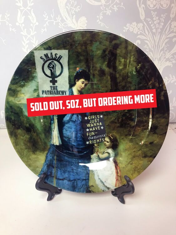 The Womens' March plate
