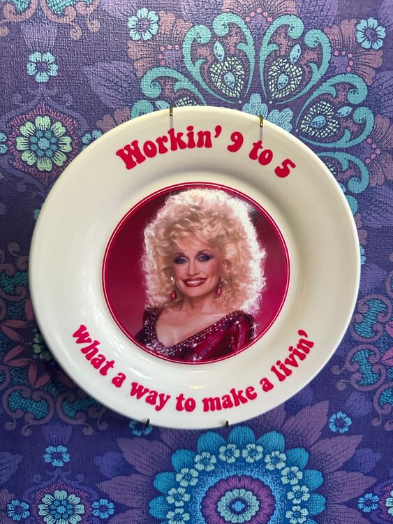 Dolly Parton Pop Plate